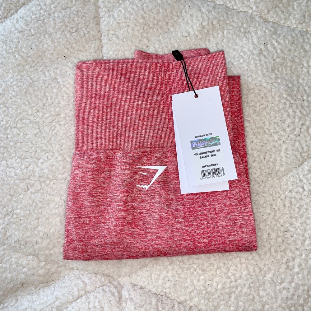 Gymshark Vital Seamless Leggings - pink marl S